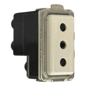 Genérico - Modulo Enchufe 2P+T 10A Magic Blanco