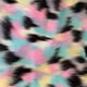 thumbnail image 2 of Manta Plutus Brands Plutus Exotic de piel sintética de lujo rosa, azul, negro y amarillo, 2 of 4