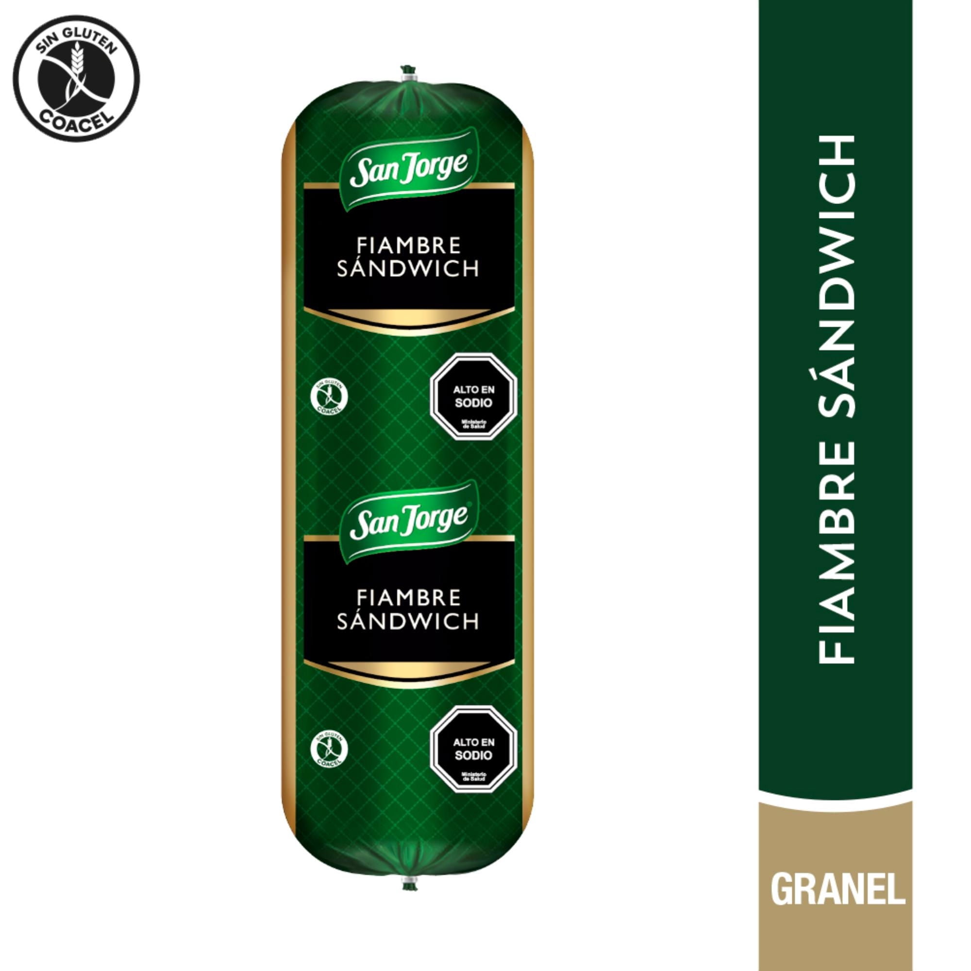 Fiambre Jamón Sandwich Granel 250 g San Jorge