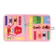 thumbnail image 5 of Busy Board Juego De Habilidades Motoras Finas Desarrolla Habilidades Básicas Educativas Para Mayores De 3 Años Rosa, 5 of 5