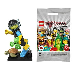 Minifiguras Lego Serie 20 Sea Rescuer (Niña Buceadora)