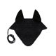 thumbnail image 1 of Gorro Horse Fly Equine Care, tamaño completo, de algodón negro, tejido a ganchillo, 1 of 4