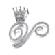 thumbnail image 1 of 1pc Personalized Cursive Initial Pendant Necklace with Cuban Link Chain - Customized Name Monogram Jewelry, 1 of 5