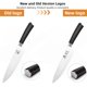 thumbnail image 2 of Cuchillo de chef Imarku 20 cm acero inoxidable negro, 2 of 8