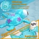 thumbnail image 2 of Bath Toys Xx Tortugas Marinas Que Nadan Con Cuerda 18 Millones O Más (azul), 2 of 6