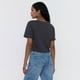 thumbnail image 2 of Polera Mujer Fun Manga Corta Crop Gris Oscuro Corona, 2 of 5
