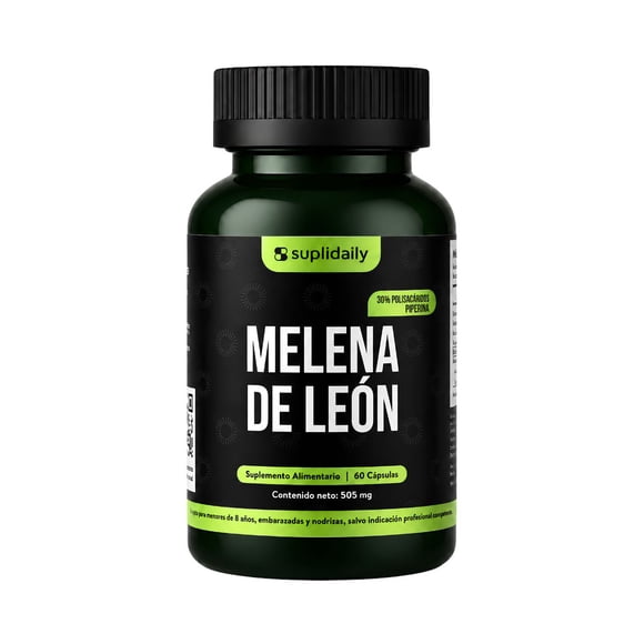 Hongo Melena De León Foco Y Claridad Mental 60 Cap SupliDaily