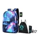 thumbnail image 1 of New School Backpack for Boy Girls Anime Cartoon Luminous Children's Bags Anti-Theft Bookbag Daypack Shoulder Rucksack Laptop Bag, 1 of 3