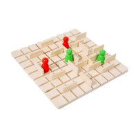 Magideal - Juego De Mesa, Juego De Estrategia De Madera Para Toda La Familia, Regalo Navideño, Juego De Rompecabezas, Juego Educativo 2 En 1, Juego Mental Para A