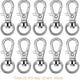 thumbnail image 2 of 50pcs Key Chain Hooks: DIY Hanging Rope Jewelry & Key Rings - 25 Metal Lobster Claw Rings & 25 Separate Key Rings, 2 of 4