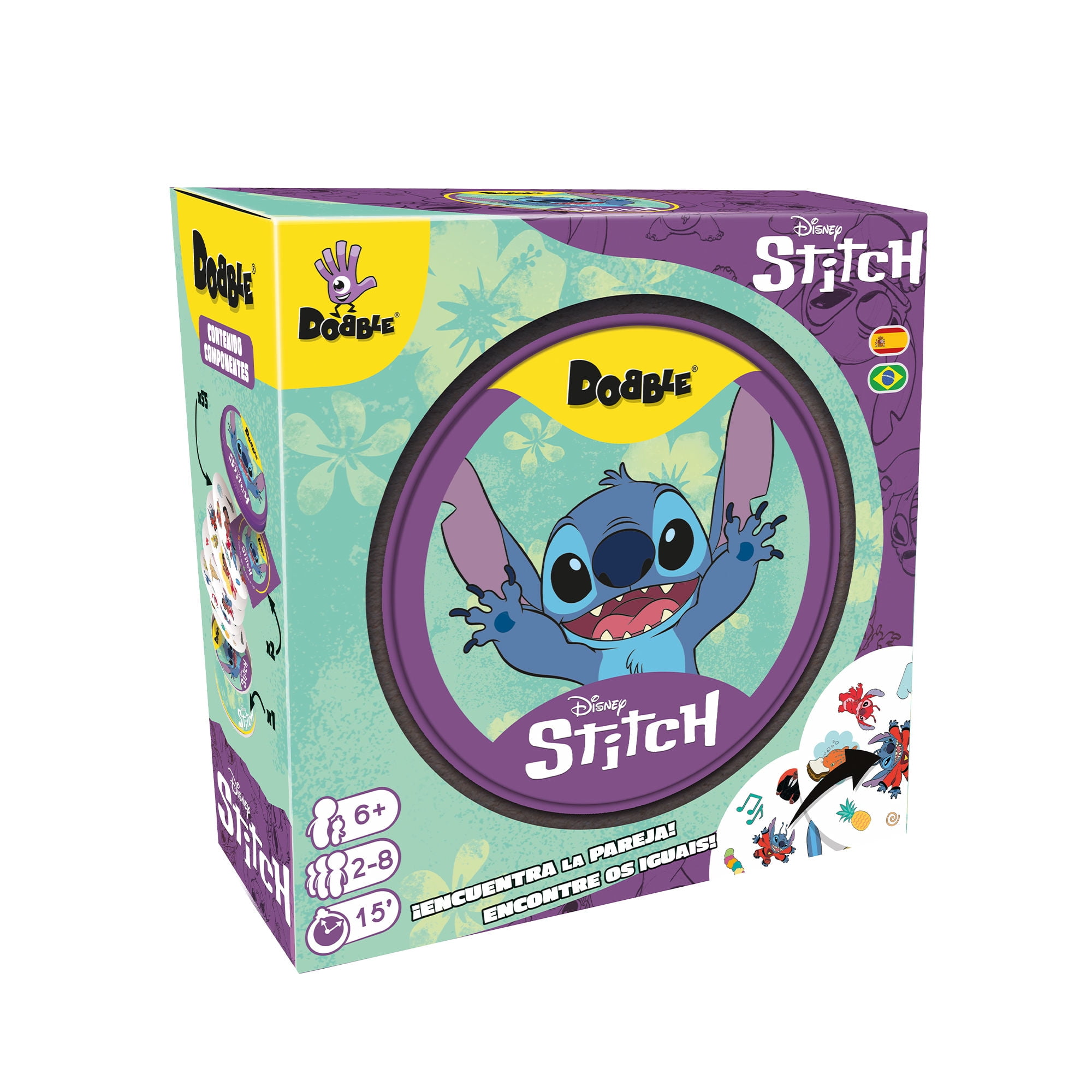 Asmodee - Juego De Mesa Dobble Lilo Y Stitch
