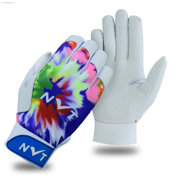 Guantes de Bateo NVT con Palma de Cuero y Agarre