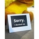 thumbnail image 2 of Pushie Duck Sorry I Ducked Up con tarjeta, regalo de disculpa, 2 of 3