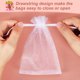 thumbnail image 3 of Bolsas de organza HRX, color blanco, 10 x 15 cm, 100 unidades, para regalos, 3 of 7