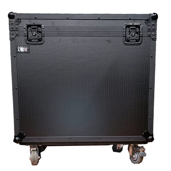 Case Baul De Madera con ruedas de alto trafico Black Crow
