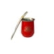 thumbnail image 1 of Mate Acero Inoxidable Rojo Con Bombilla, 1 of 3