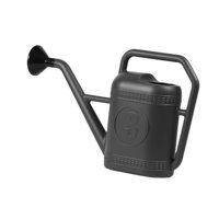 Ioensy - Regadera Para Casa, Con Mango Ergonómico, Para Parterres, Patio, Botella Rociadora, 3 L, Color Gris