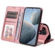 thumbnail image 4 of Funda Billetera para Xiaomi 14T con Porta Tarjetas y Soporte Ajustable Rosa, 4 of 5
