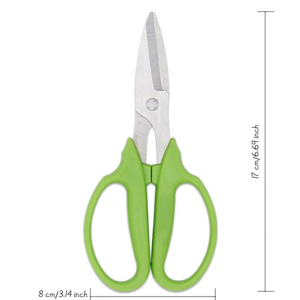 1pc Garden Pruning Scissor, Multifunctional Garden Scissor For Trimming Flowers Plants Vegetable Fruit, Cutting Wires Paper Rubber, DIY Craft Scissor, Garden Office Tool, Office Scissor