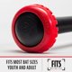 thumbnail image 5 of Perilla para bate de béisbol Franklin Sports Gator Grip, color rojo, 5 of 9