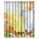 thumbnail image 1 of Cortina de ducha Moomin Valley, juego de cortina de baño con ganchos, tamaño 60 x 72 pulgadas, 1 of 3