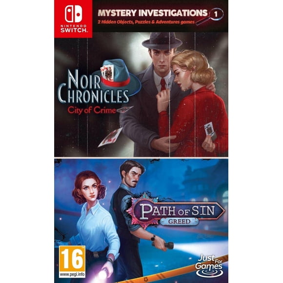 Videojuego Just For Games Switch Noir & Sin