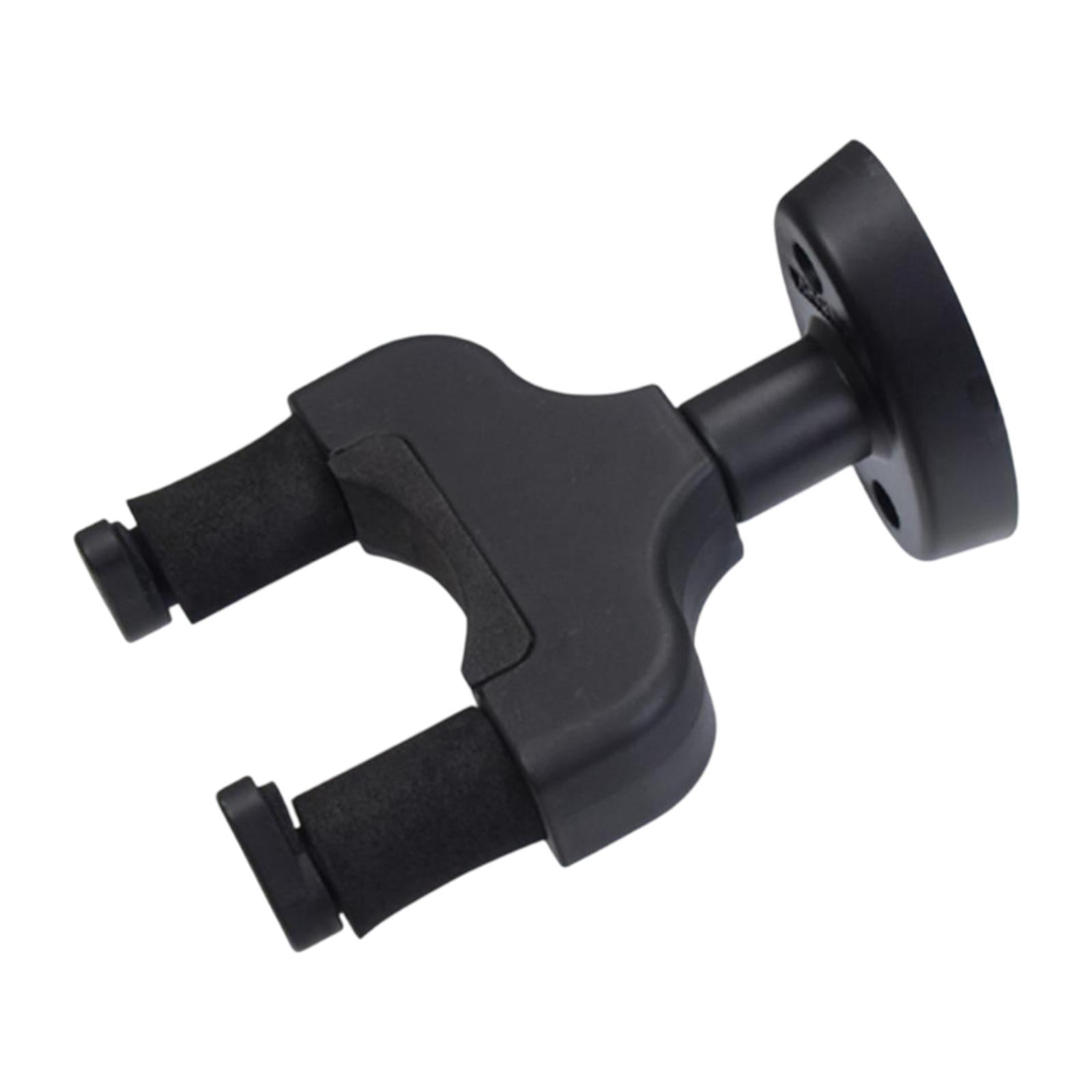 Bothyi - Soporte De Pared Para Guitarra Con Brazos Gruesos Negros, Fácil De Instalar.