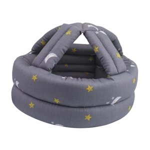 Magideal - Gorro Protector, Prevención De Caídas, Gorro Protector Para La Cabeza, Protección Anticolisión, Tamaño Adulto, Cubierta Para Personas Mayores, Protecc Gris