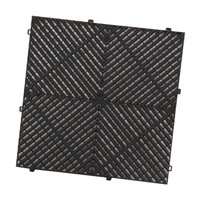 Bothyi - Azulejo De Drenaje Para Piso, Baldosa Para Bañera De Hidromasaje, Pasarela Para Rv, Tapete De Drenaje Entrelazado, Negro