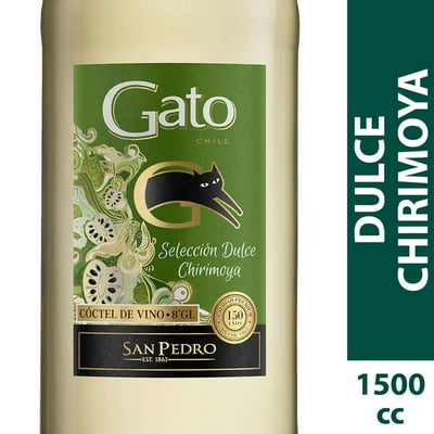 Vino Blanco Selección Dulce Chirimoya 8º Botella 1,5 L Gato
