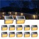 thumbnail image 1 of Luces solares XLUX para peldaños, terrazas, caminos, patios, escaleras, paquete de 12, 1 of 8