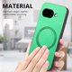 thumbnail image 5 of Magnetic Slim Case for Google Pixel 9A with Camera Guard & Anti-Scratch Back Green, 5 of 6