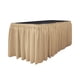 thumbnail image 1 of Table Skirt LA Linen Polyester Popelín 21 pies x 29 pulgadas, color caqui, 1 of 2