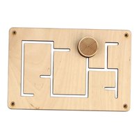 Magideal - Tablero De Trabajo Para Niños, Accesorios Diy, Juguetes Educativos Para Edades Tempranas, Actividades De Aprendizaje, Habilidad Motora, Portátil Para , Laberinto