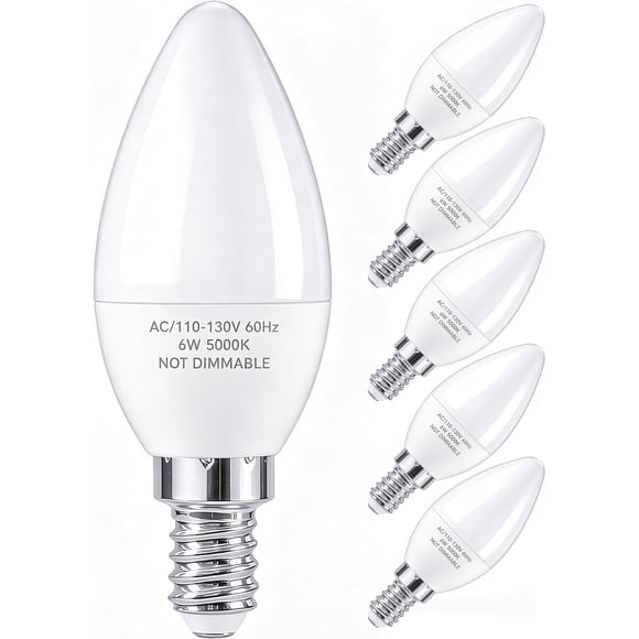 Ampolleta LED PARTPHONER B11 E12 6W 600 lm