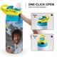 thumbnail image 4 of Bob Ross: La alegría de pintar Botella de Agua con Tapa Pop Top de Un Toque, Acero Inoxidable, a Prueba de Fugas, para Deportes, Botella Infantil azul 12 oz, 4 of 6