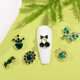 thumbnail image 2 of Encantos para uñas WEILUSI 30 piezas verde esmeralda con strass, 2 of 8