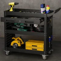 Recilock - Carro Metálico De Herramientas Con Ruedas - Linea Black Gl-001