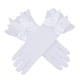 thumbnail image 4 of Guantes De Encaje Para Mujer, Guantes Duraderos Para Disfraces, Para Bodas, Banquetes, Fiestas Nocturnas, Color Blanco, 4 of 5