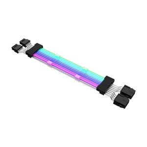 Bothyi - Extensión Rgb Cable Psu Extensión Cable Set Pcie Cable Para Computadora Pc Negro 2X8Pin