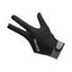 thumbnail image 3 of Guante de billar, guante deportivo, guantes elásticos para espectáculo, antideslizantes, de secado rápido para adultos con muñeca ajustable para mano empalme negro, 3 of 5
