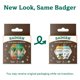 thumbnail image 3 of Set de bálsamo labial Badger, manteca de cacao orgánica de comercio justo, paquete de 4, 3 of 8