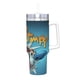 thumbnail image 2 of El Show de Ren y Stimpy Vaso aislado de acero inoxidable con asa, diseño temático, regalo para familia, amigos y fans; incluye pajita y encaja en el portavasos estándar, 40 oz, 2 of 6