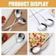 thumbnail image 4 of Xiao Hua Juego de Utensilios de Cocina de Acero Inoxidable de 2 Piezas, Cuchara Compartida para Mesa de Comedor 3, Cuchara de Comedor de Autoservicio Cuchara de Comedor de Cafetería, 8.45 X 2.36, 4 of 4