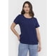 thumbnail image 1 of Blusa Mujer Manga Corta Cuello Redondo Navy Corona, 1 of 5