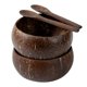 thumbnail image 1 of Set de Tazones y Cucharas de Coco Natural frymmx Ecológico, 1 of 5