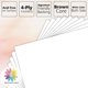 thumbnail image 3 of Cartón Respaldo Mat Board Center Pack 10 11x14 4ply, 3 of 3
