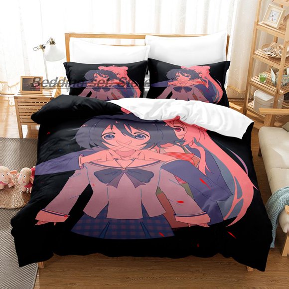 Happy Sugar Life Bedding Set Single Twin Full Size Bed Set Adult Kid Bedroom Duvet cover Sets Kawaii Bed Sheet Set Bed Sheets