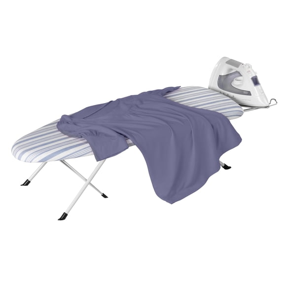 Tabla de planchar de sobremesa plegable Honey-Can-Do azul 32 x 12 cm