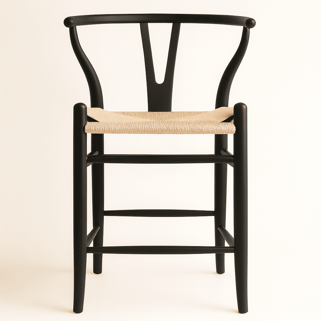 Oh! Mi Hogar ® - Taburete Wishbone 66cm De Madera